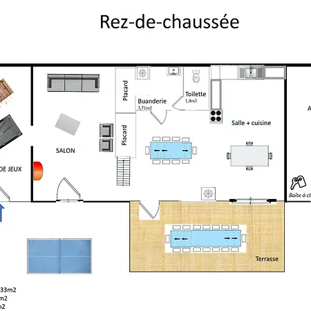 Tanzanie 20pers Jacuzzi, Billard Baby, 30min