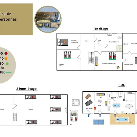 بيت للعطل Tanzanie 20pers Jacuzzi, Billard Baby, 30min *